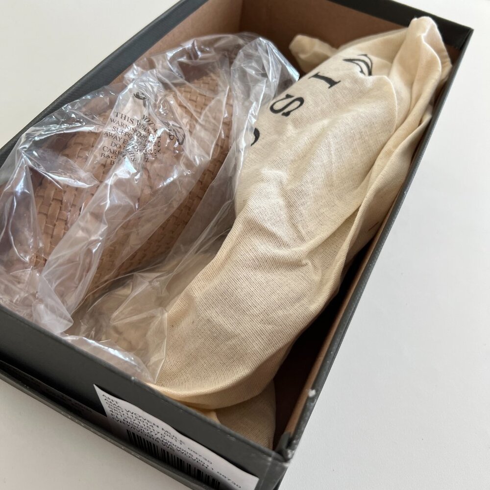 NEW Nisolo Ama Woven Mule / leather / almond / 8 - Picture 6 of 6